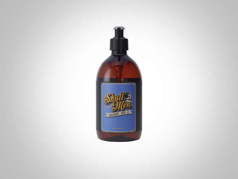 Skull Men Transparent Shave Gel 500 ml
